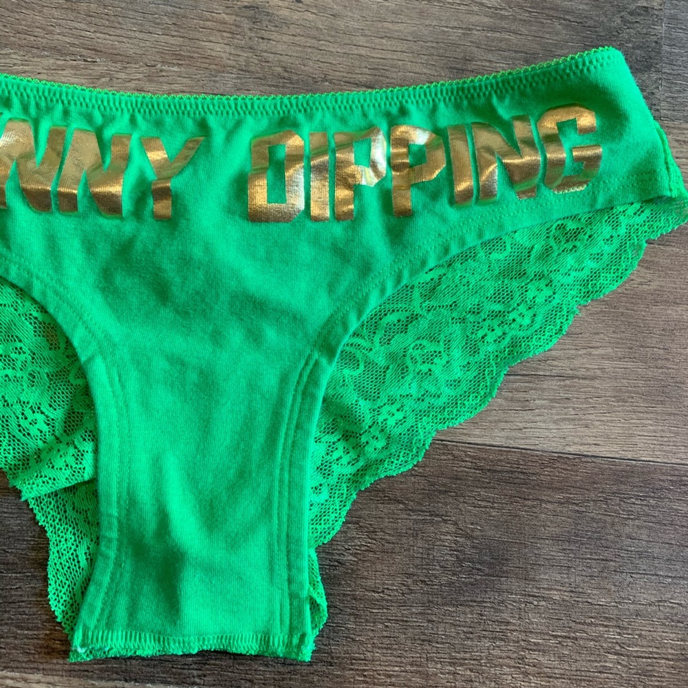 VS Vintage PINK Skinny Dipping Lace Back Hipster Panty - Picture 3 of 10